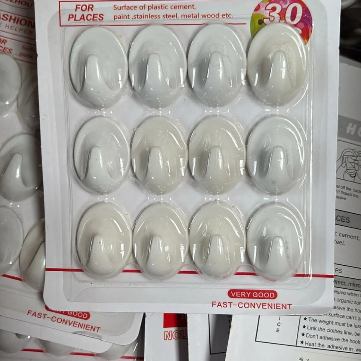 Haczyki Wieszaki Samoprzylepne