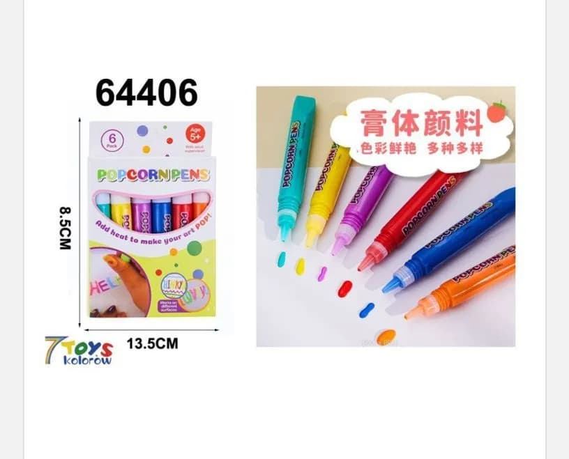 Zabawki Pop Corn Pens