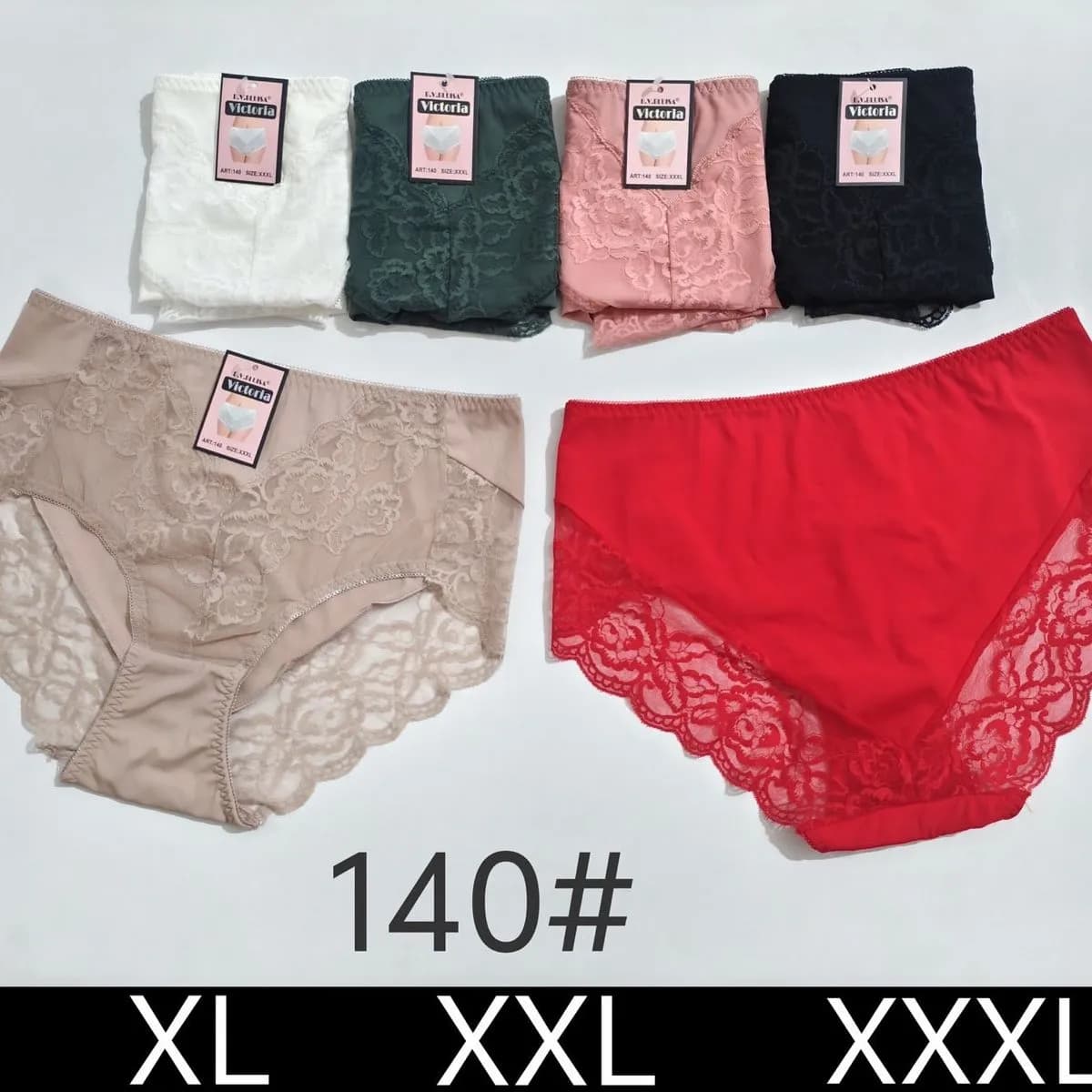 Majtki damskie koronkowe 140# XL-XXL-XXXXL