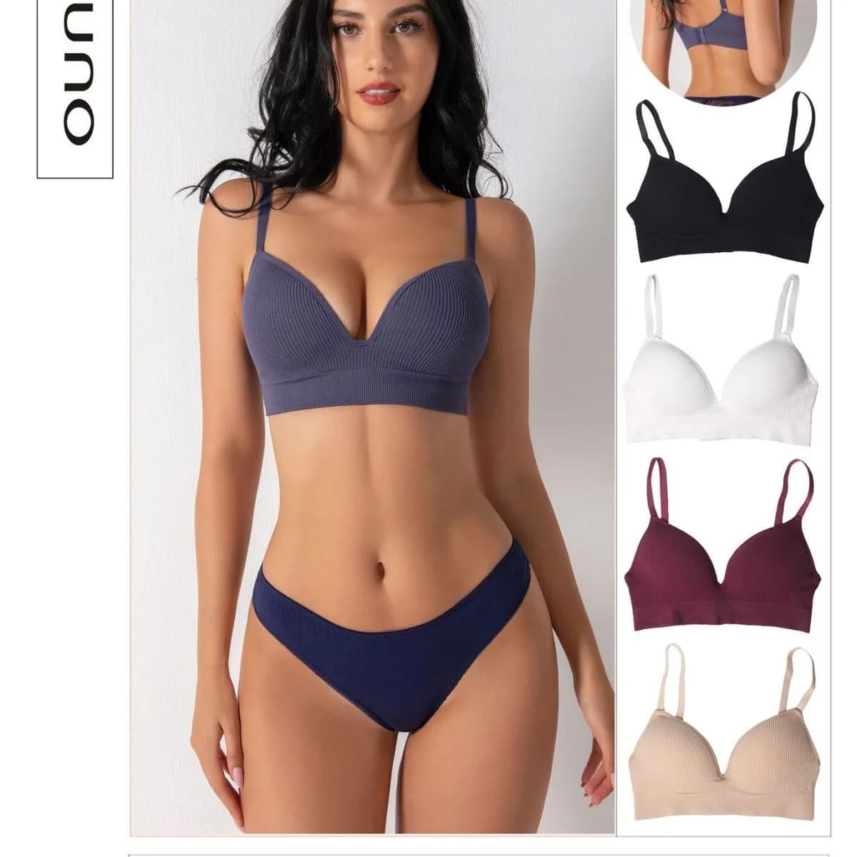 Biustonosz damski bezszwowy OUNO NO. H7502 S-M-L-XL