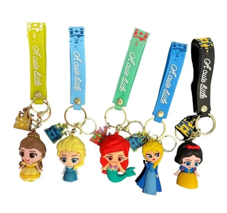 Breloki Postacie Księżniczki Disney z Paskiem 24 szt.
