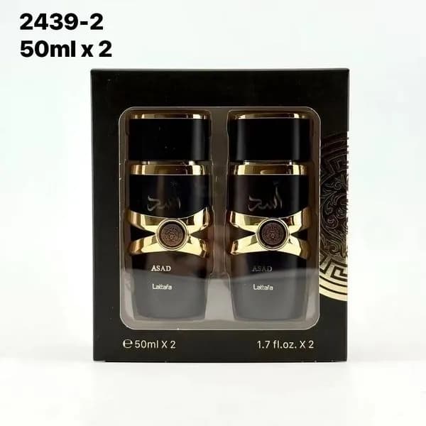 Zestaw Perfum ASAD Lattafa 50ml x2