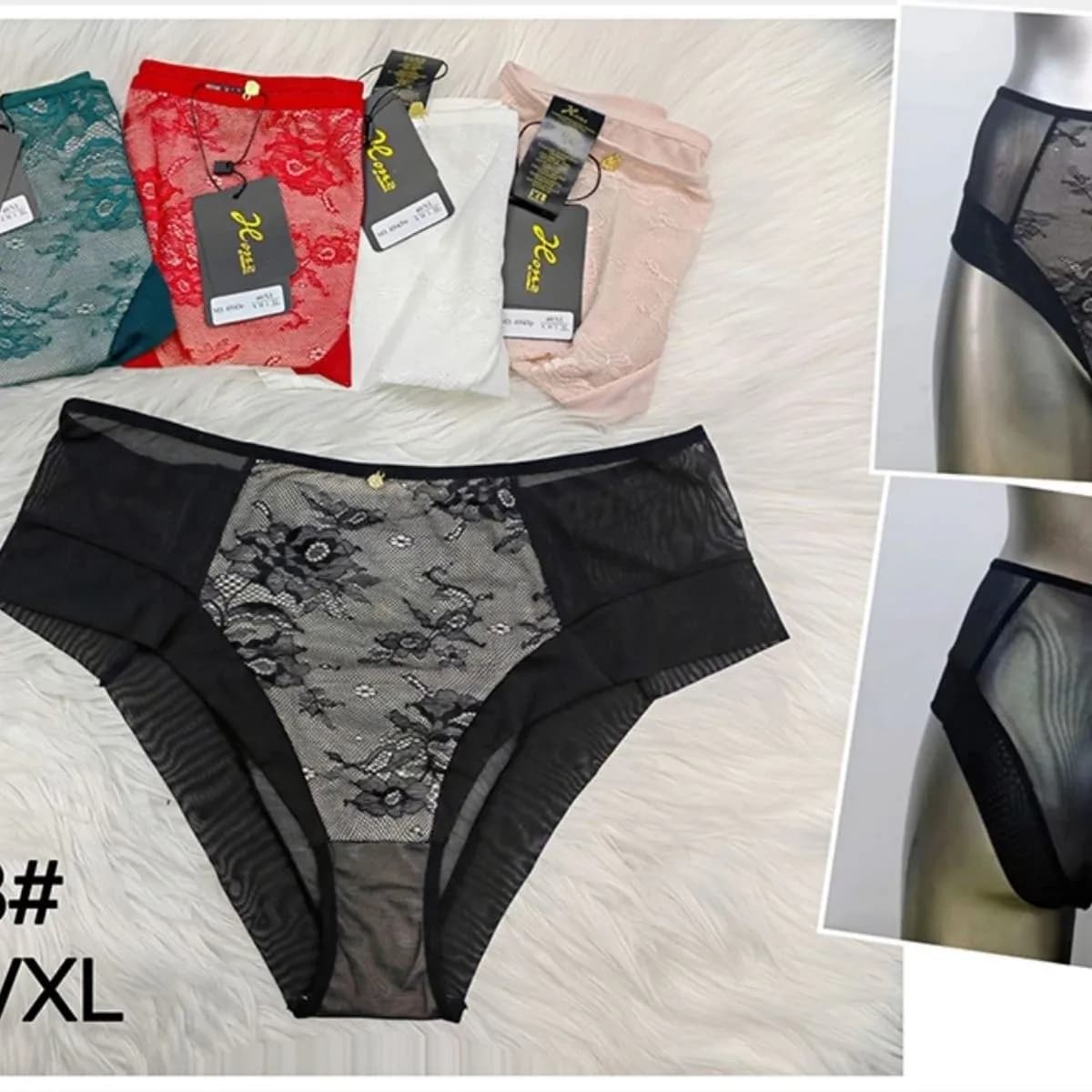 Majtki damskie koronkowe M/L/XL 6943#