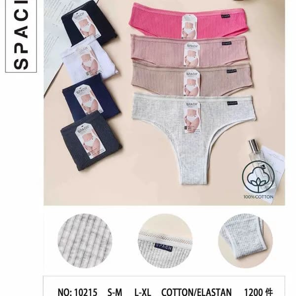 Majtki damskie SPACCH bawełniane S-M L-XL NO:10215