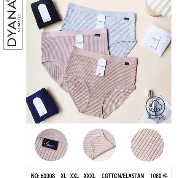 Majtki damskie DYNY beżowe XL XXL bawełna/elastan