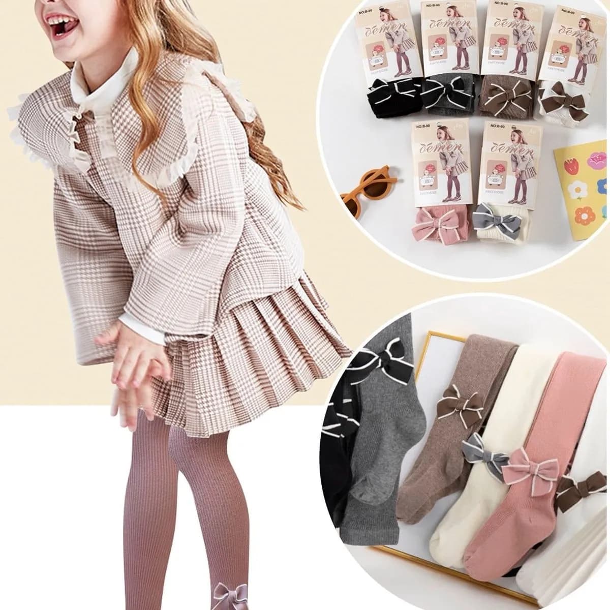 Rajstopy dla dzieci NO.8-9, 5-7, 7-9, 11 lat, 288 szt