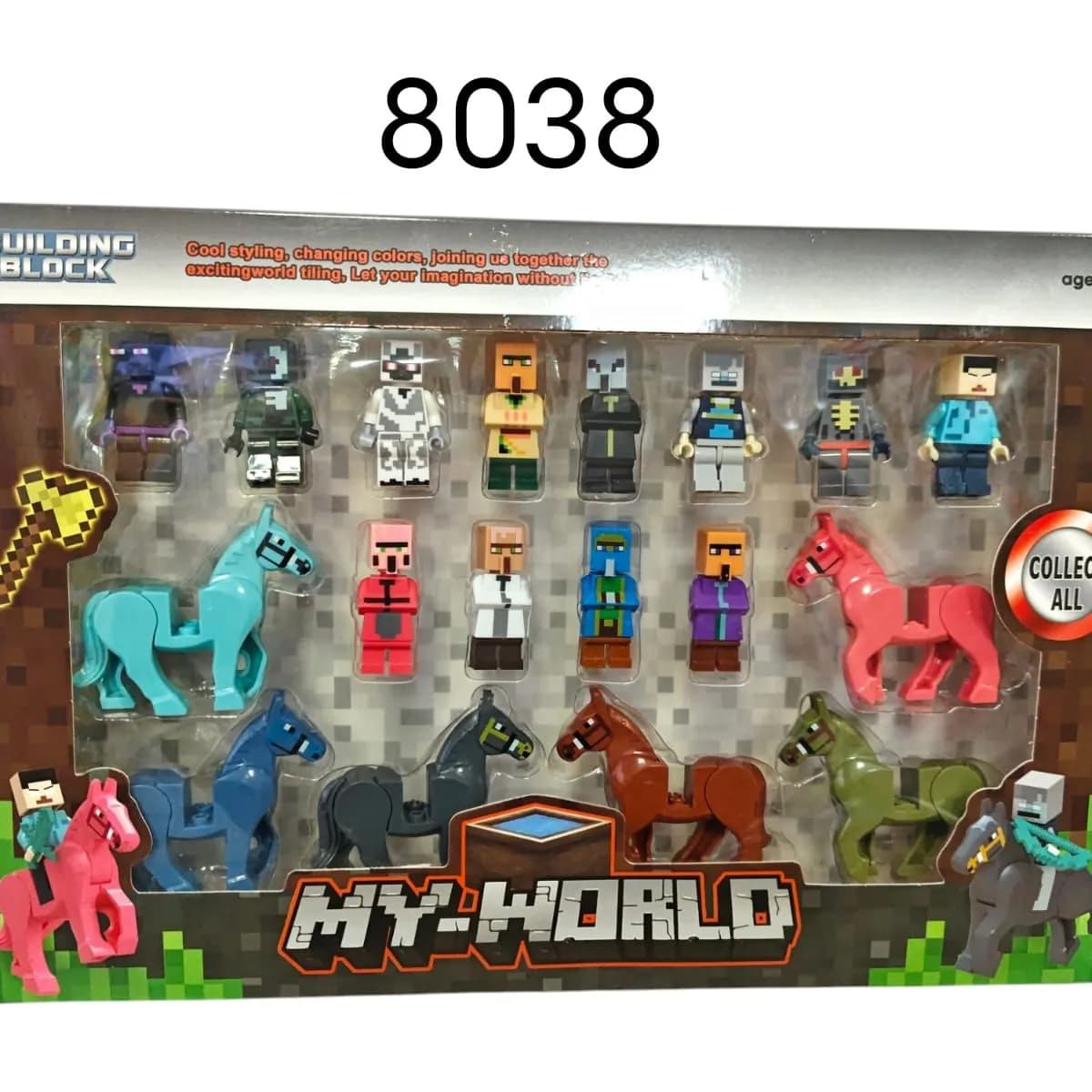 Figurki Minecraft 18PCS