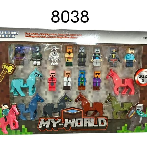 Figurki Minecraft 18PCS