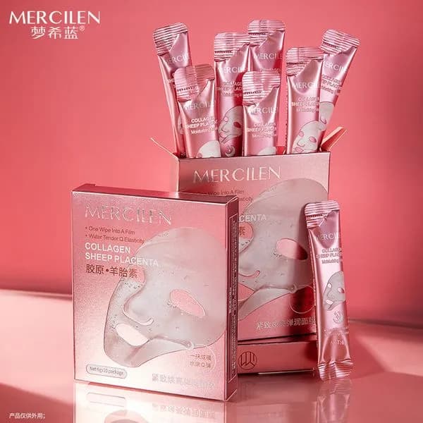 Maska Kolagenowa do Twarzy Sheep Placenta 1 szt