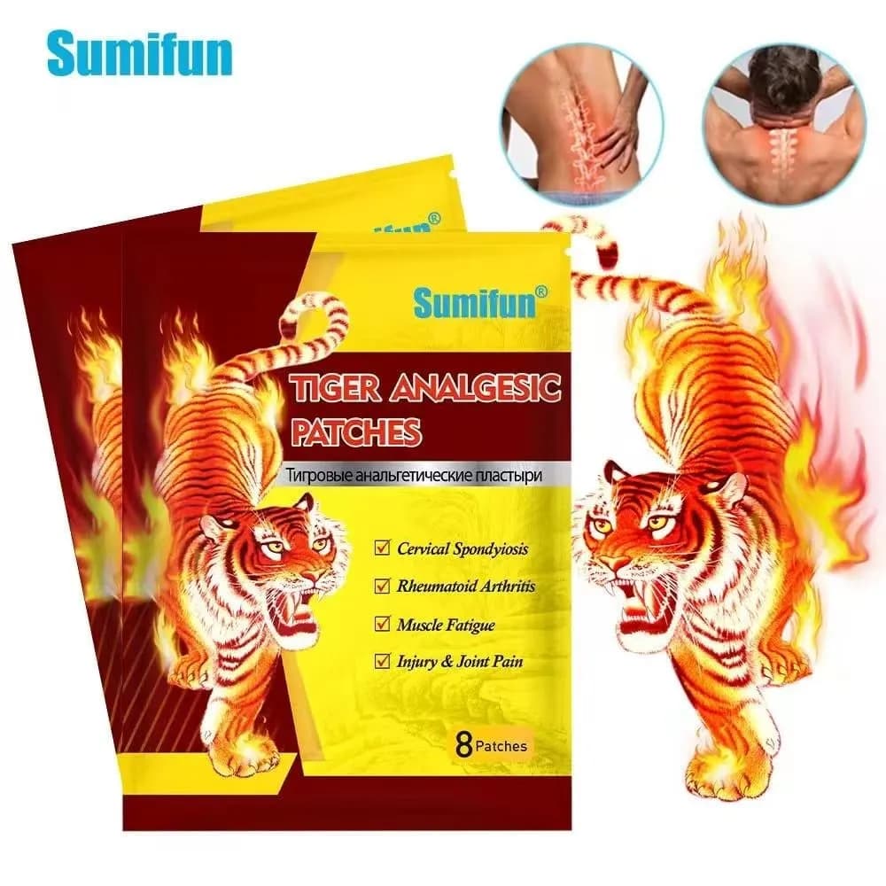 Plaster Przeciwbólowy Tiger Analgesic Sumifun 8 szt