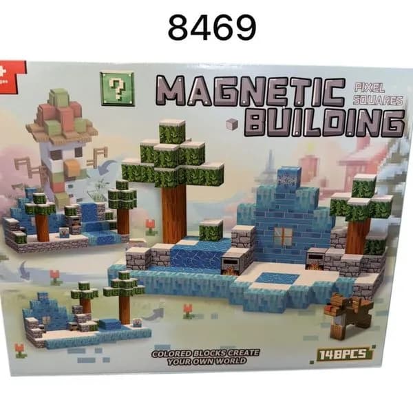 Zabawki Klocki Minecraft Magnetyczne 148PCS