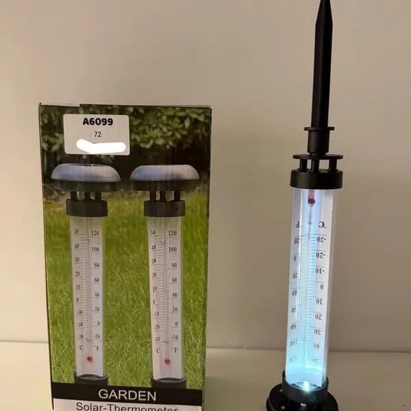 Termometr Ogrodowy Solarny do Ziemi