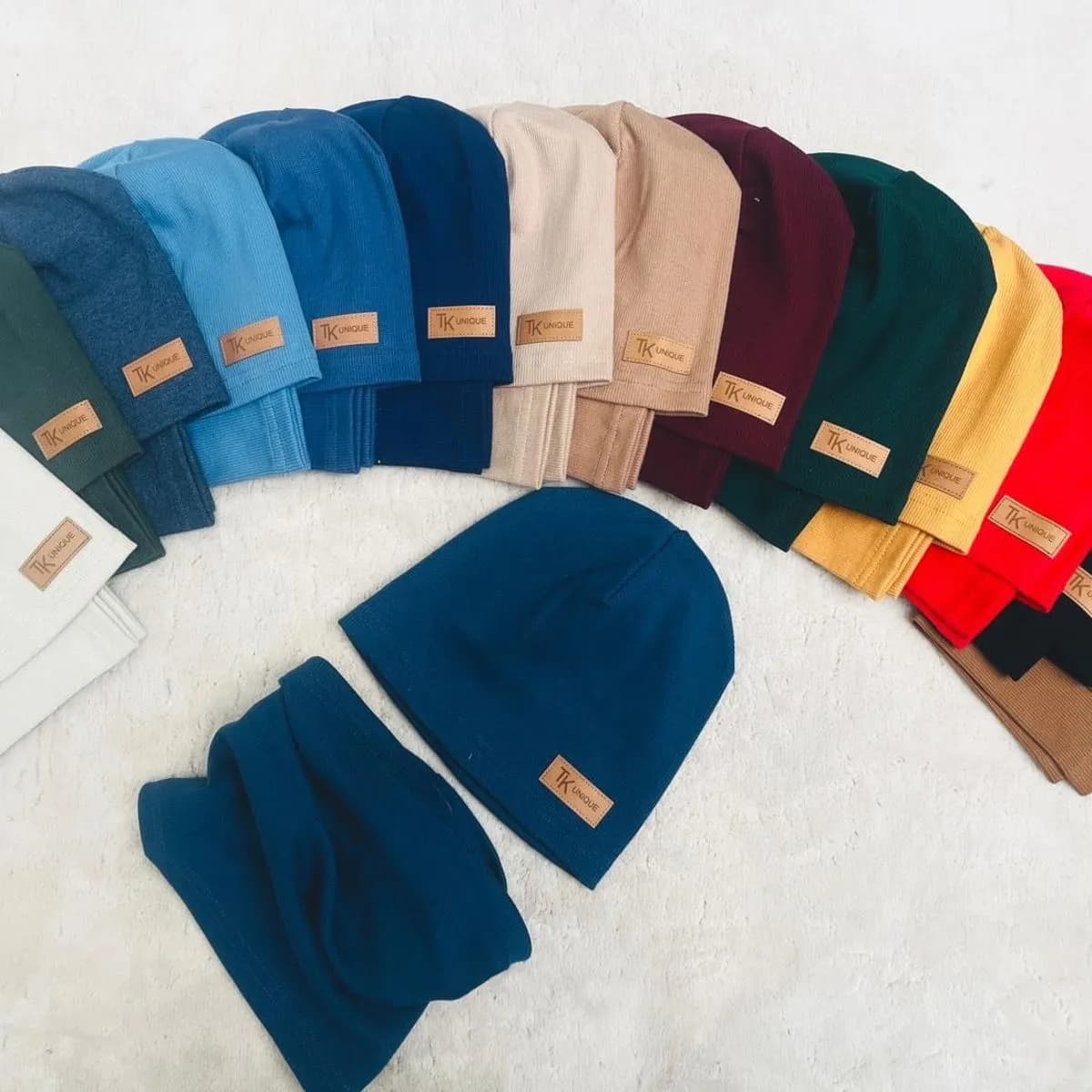 Komplet Czapki Komin dla Dzieci 52/54