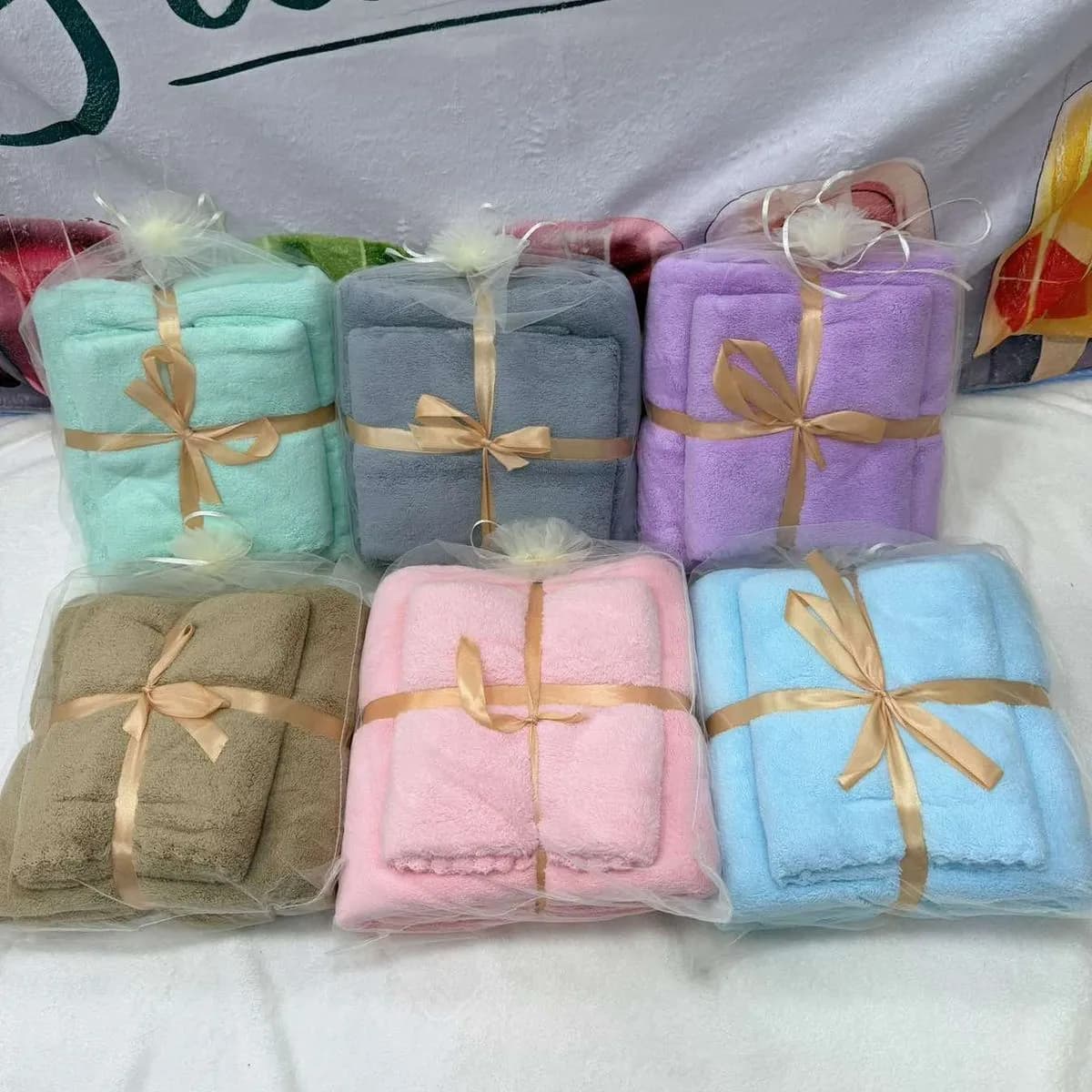 Zestaw Komplet Ręczniki 3PCS 35/75 50/100 70/140