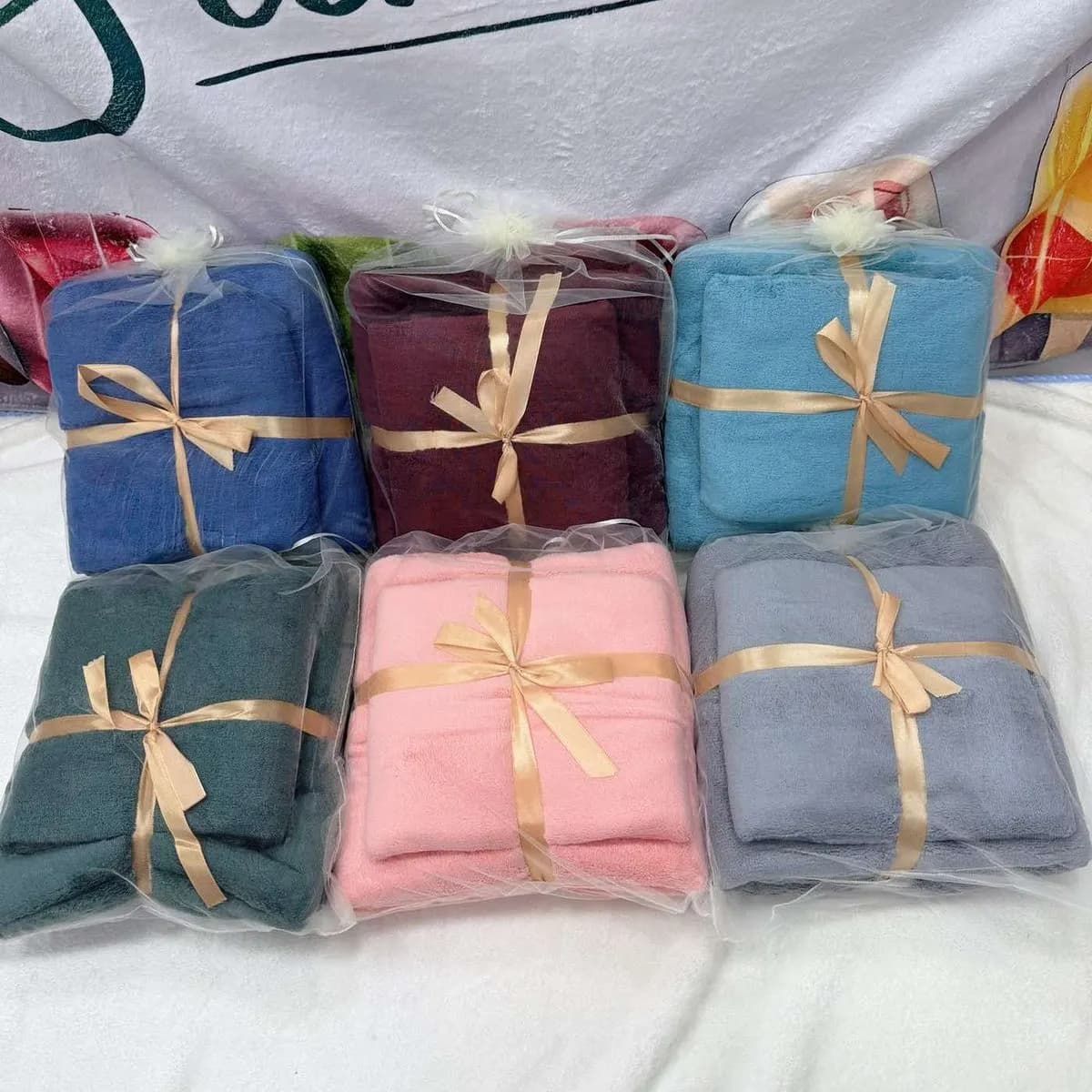 Zestaw Komplet Ręczniki 3PCS 35/75 50/100 70/140