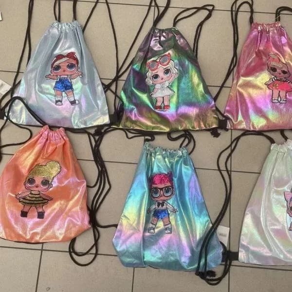 Torebka dla Dzieci Worek Holograficzny LOL Mix Kolorów