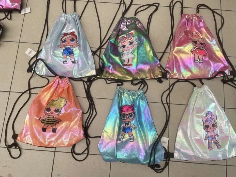 Torebka dla Dzieci Worek Holograficzny LOL Mix Kolorów