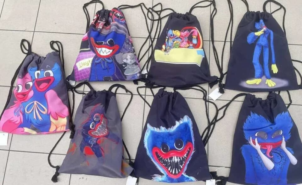 Torebka dla Dzieci Worek na Plecy Huggy Wuggy Mix Wzorów