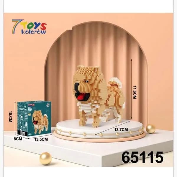Klocki Balody Pies Chow Chow 768PCS - Zestaw Konstrukcyjny
