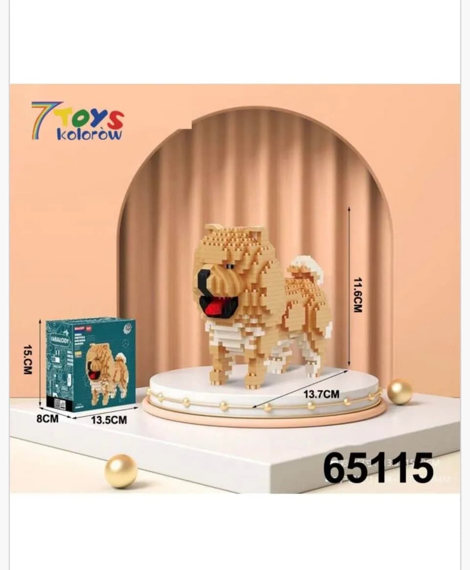 Klocki Balody Pies Chow Chow 768PCS - Zestaw Konstrukcyjny
