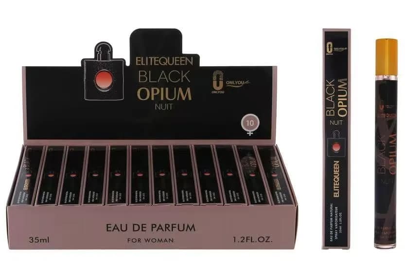 Perfumy damskie Elitequeen Black Opium Nuit 35ml woda perfumowana