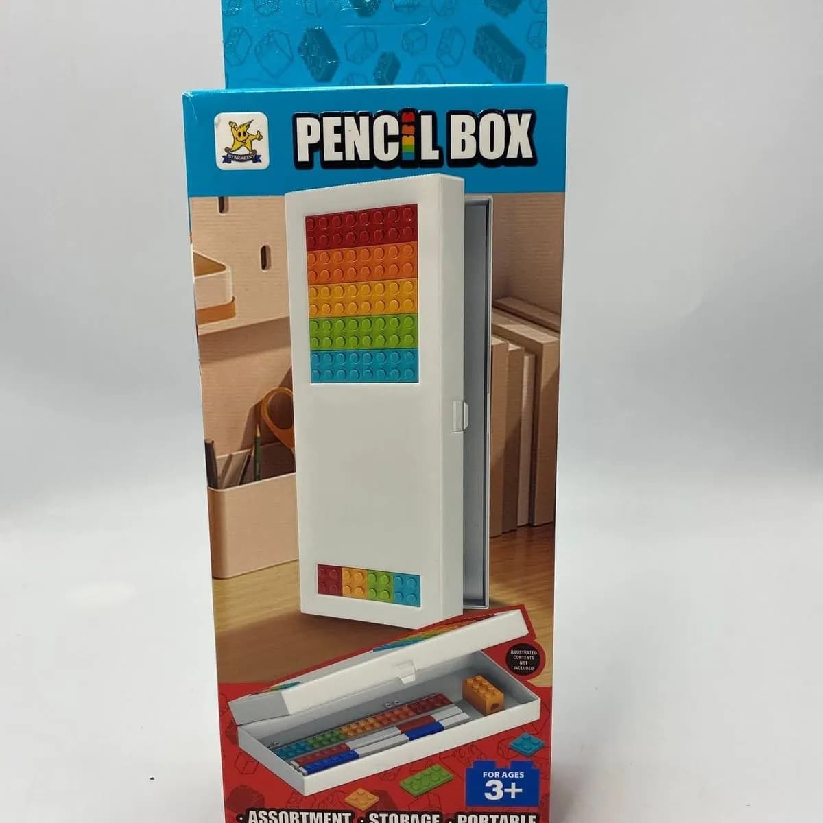 Klocki Pencil Box - Piórnik z Panelem Konstrukcyjnym Starmerry