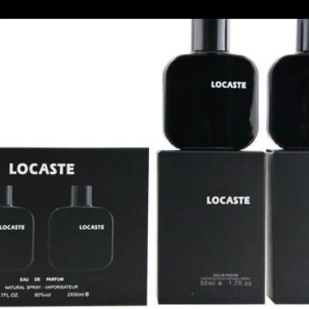 Zestaw Perfum Locaste 2x50ml Eau de Parfum Czarne Flakony
