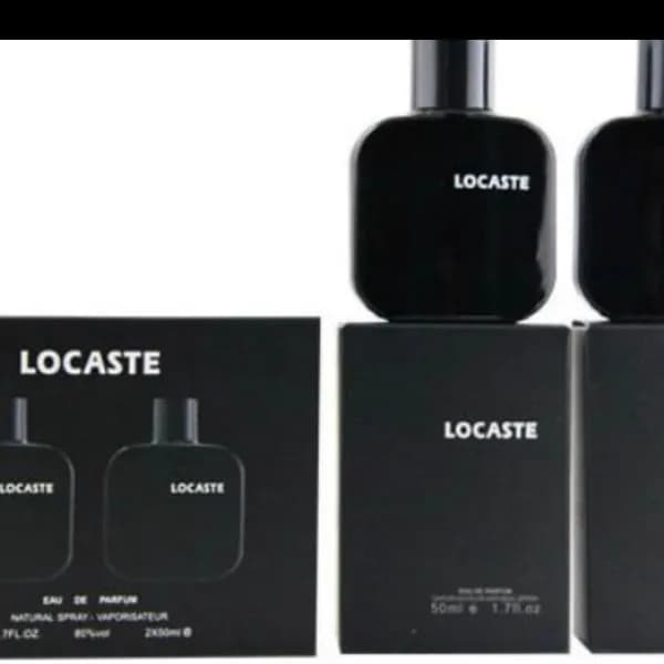 Zestaw Perfum Locaste 2x50ml Eau de Parfum Czarne Flakony
