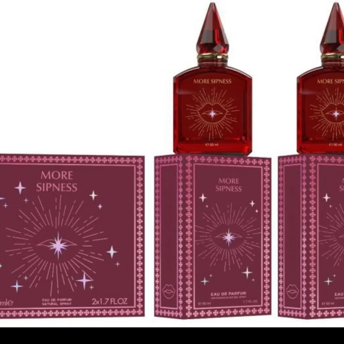 Zestaw Perfume More Sipness 2x50ml Czerwone Flakony EDP