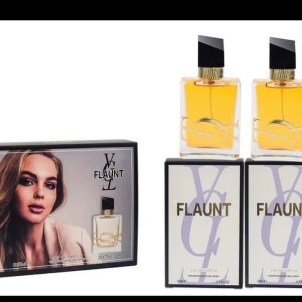 Zestaw Perfum YCL Flaunt 2x50ml EDP Damskie Złote Flakony