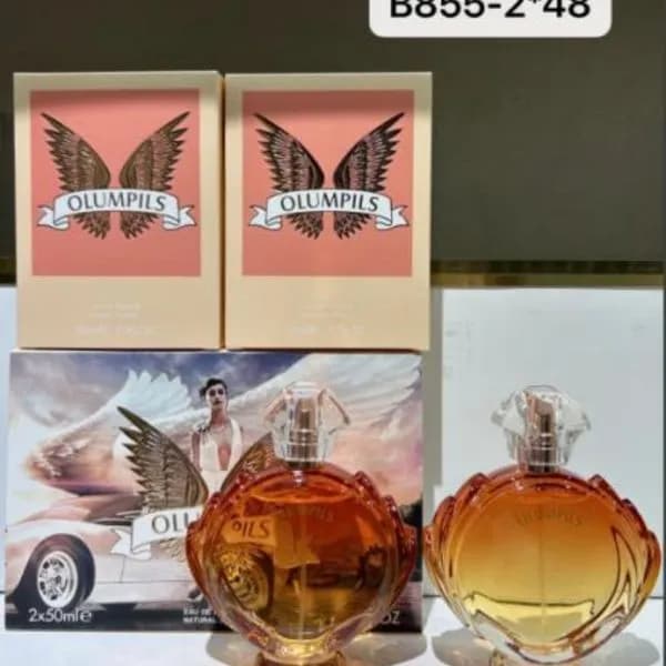 Zestaw Perfum Olumpils 2x50ml z Motywem Skrzydeł