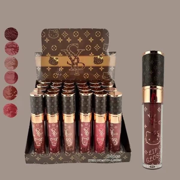 Błyszczyk do ust Hello Kitty SYP Monogram - zestaw 24 szt.