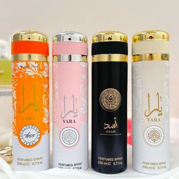 Mgiełki do Ciała Yara Perfumed Spray 200ml 6 szt