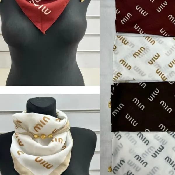 Szaliki damskie 70% bawełna 30% wiskoza 4 kolory