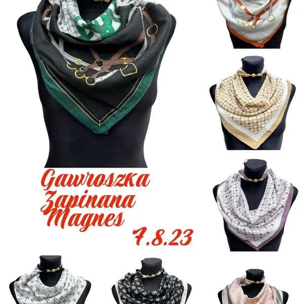 Szaliki damskie Gawriñowska Magness 7.823, 12 szt/opak.