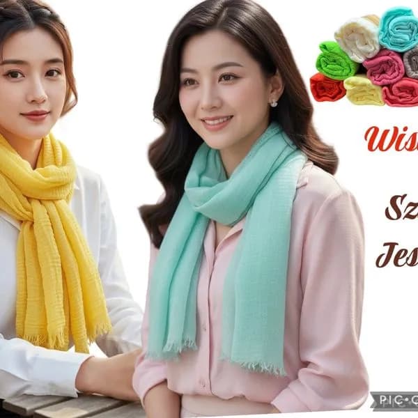 Szaliki damskie jesienne z wiskozy 210226-48