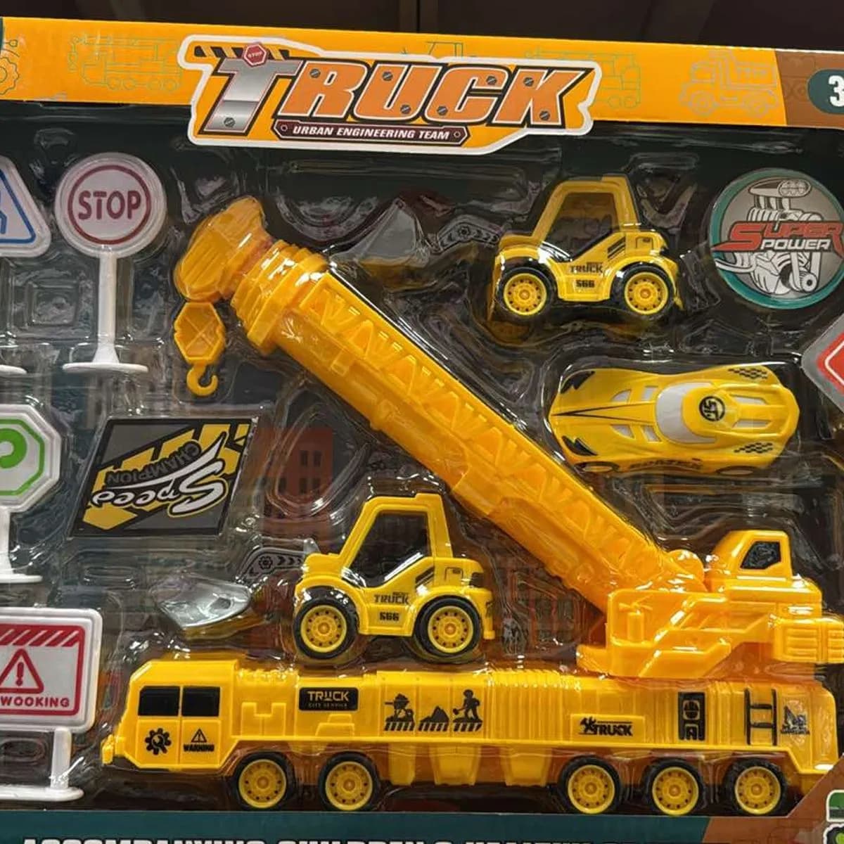 Zestaw Pojazdów Budowlanych dla Dzieci