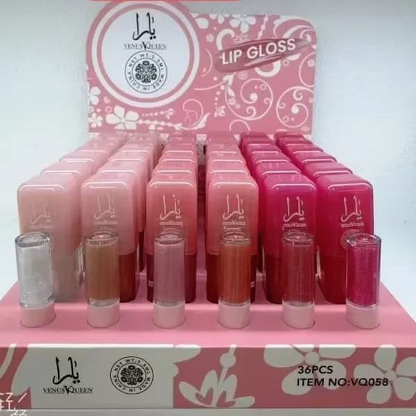 Błyszczyki do Ust Venus Queen 5ml - Zestaw 36 szt