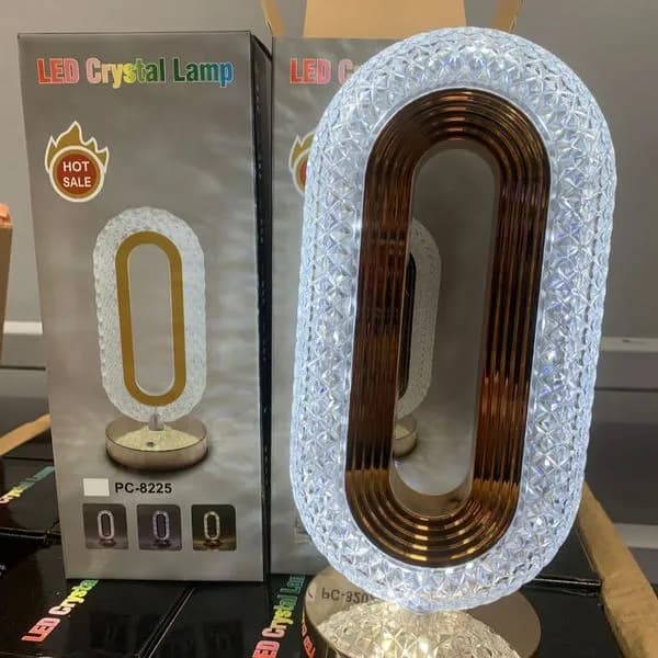 Lampka nocna LED Crystal Lamp PC-4225 kształt litery O