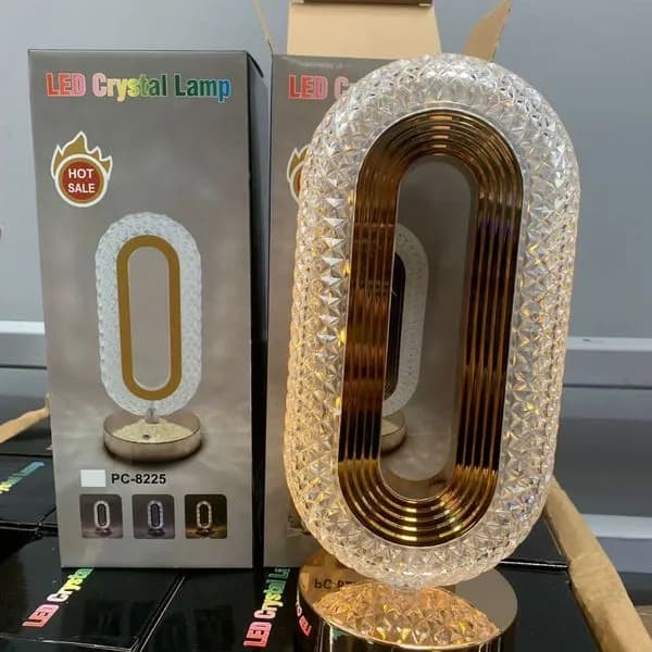 LED Crystal Lamp PC-6225 lampka nocna kryształowa