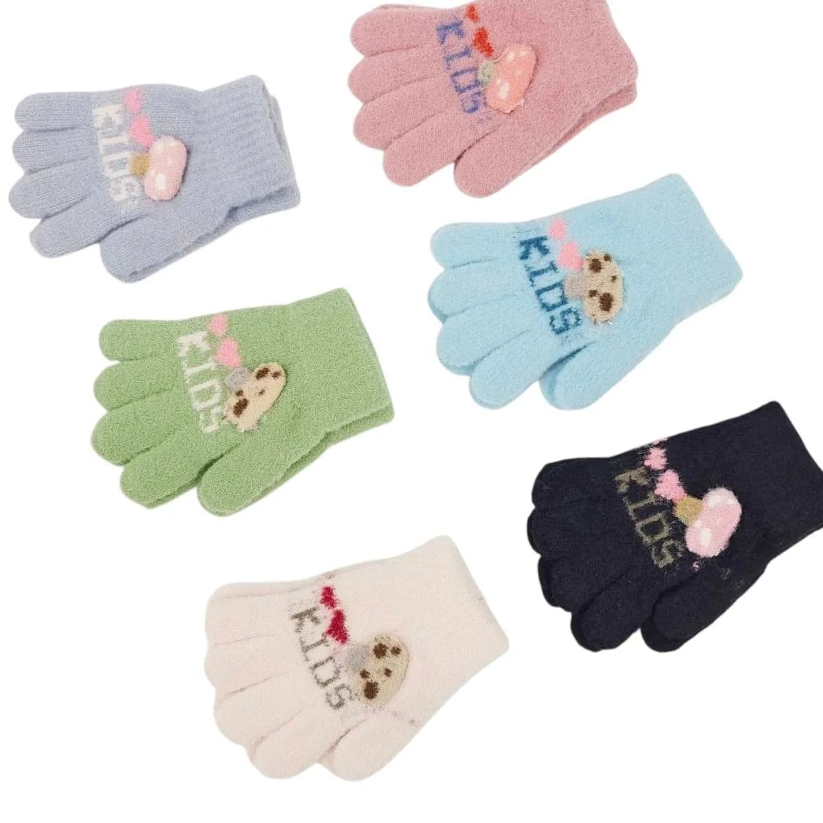 Rękawiczki dla dzieci z motywem ciastek, 16cm