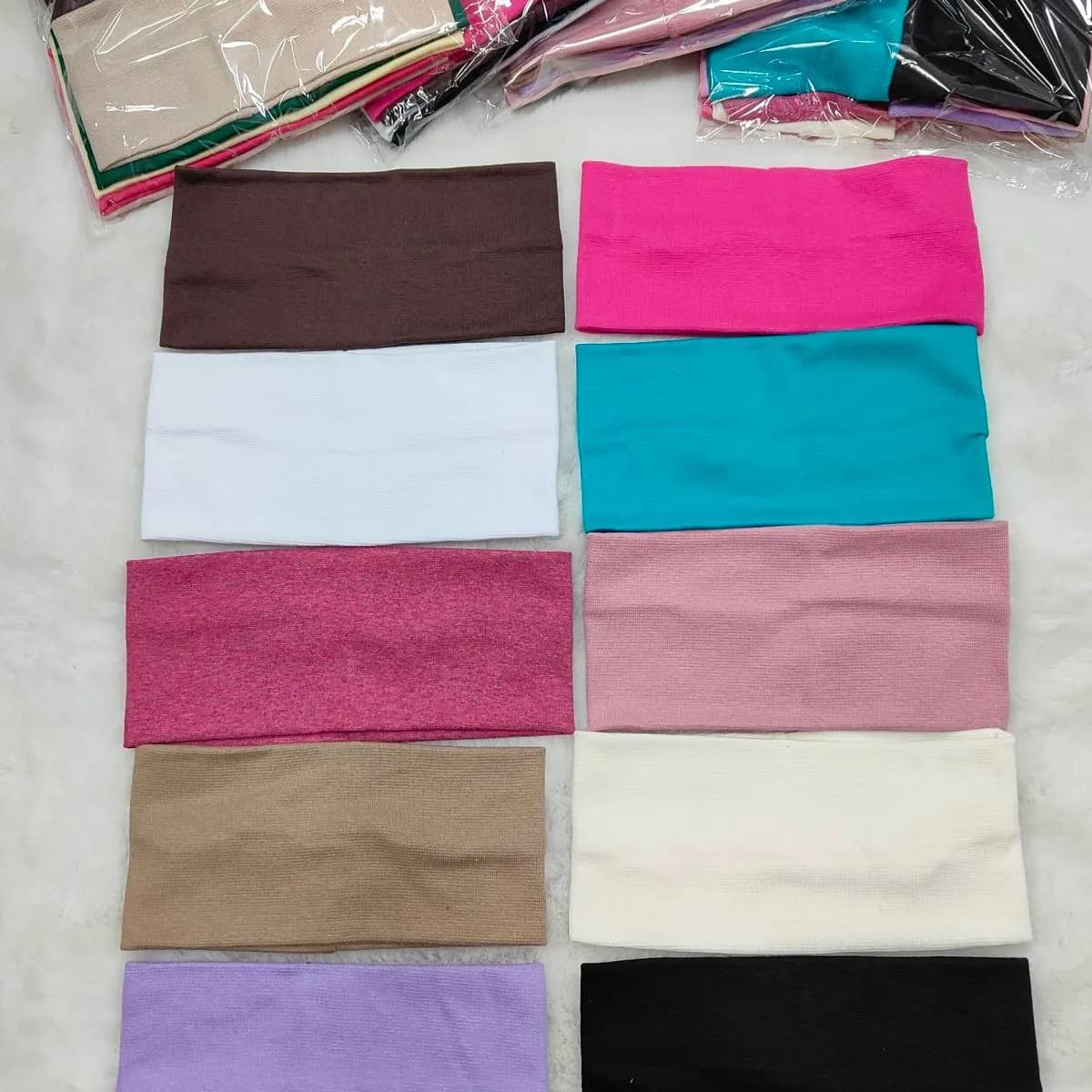 Opaski na głowę dla dzieci, zestaw wielokolorowy