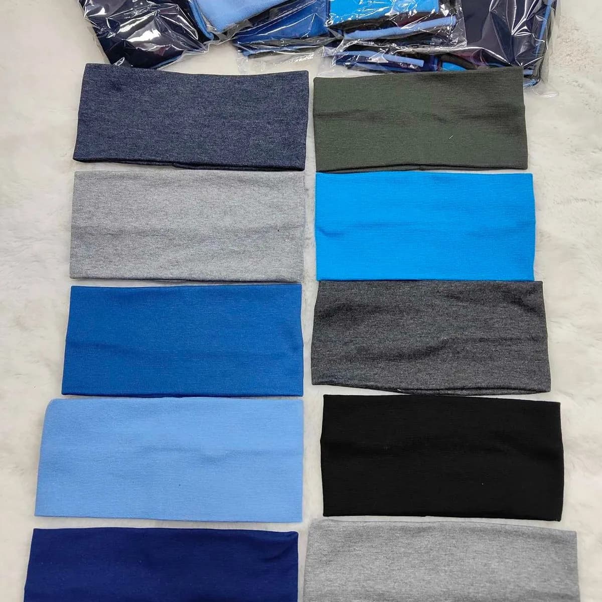 Opaski na głowę dla dzieci, mix kolorów, 10 szt