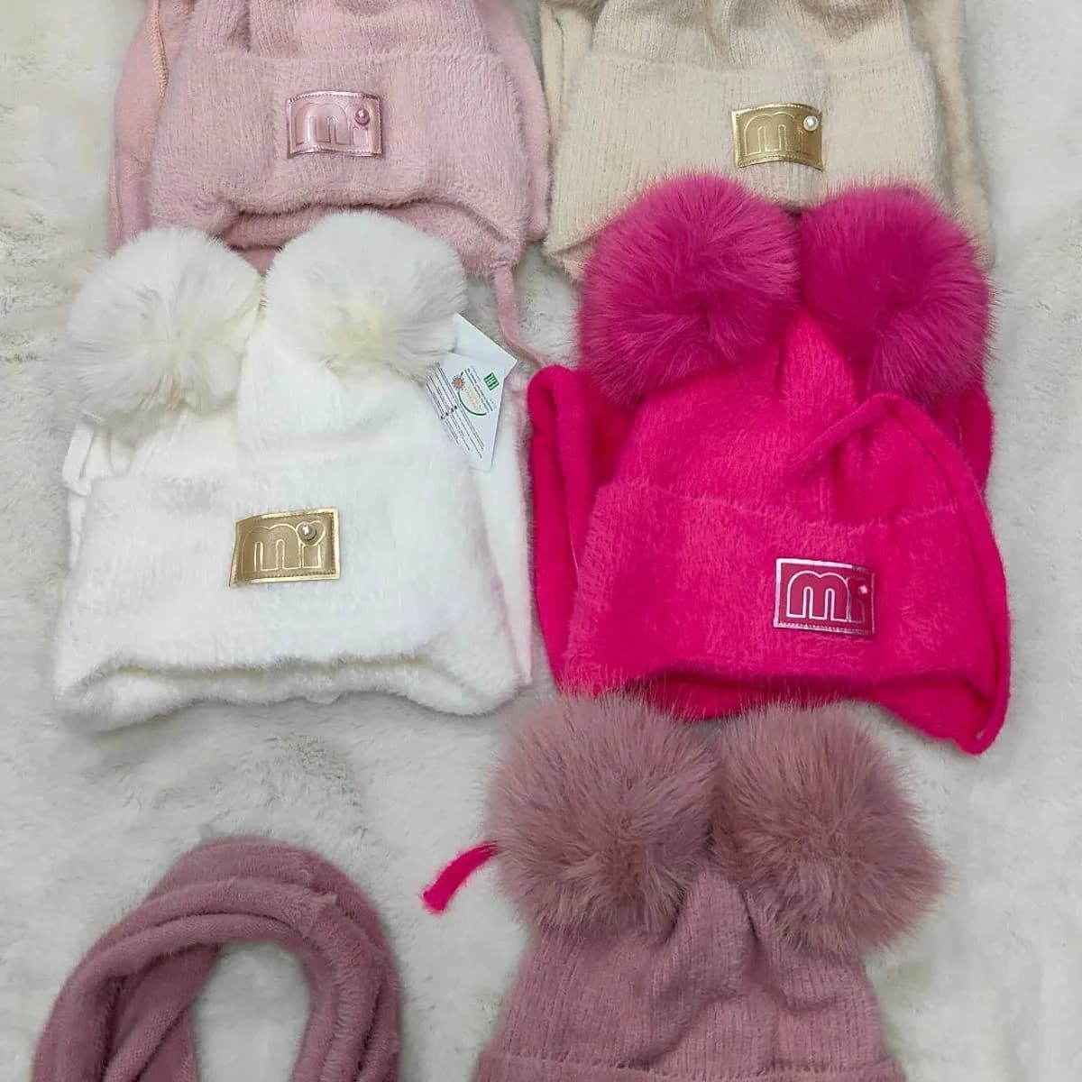 Komplet czapki i kominiarki dla dzieci 48-50