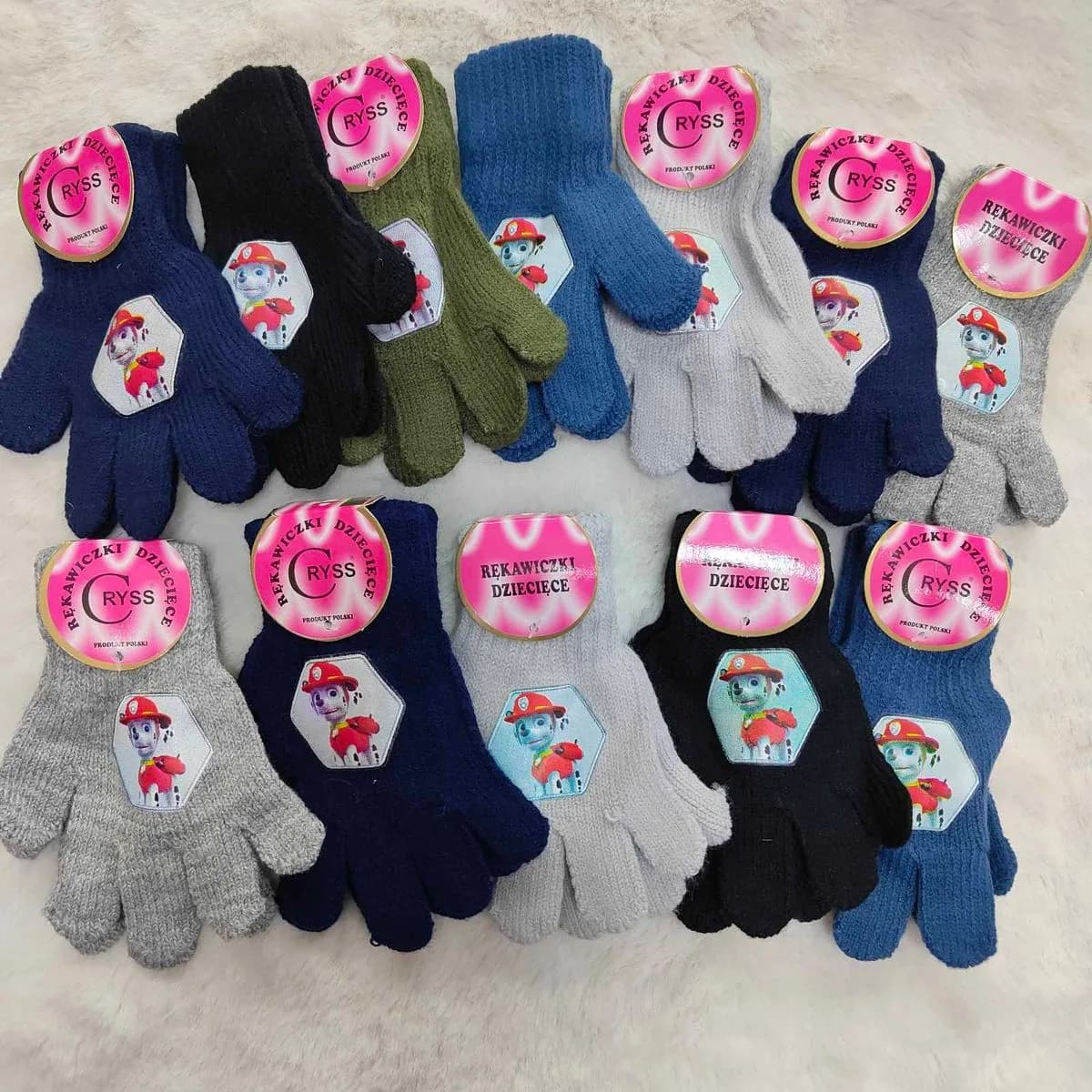 Rękawiczki dla dzieci Paw Patrol, 12 szt, SKU 211025-96