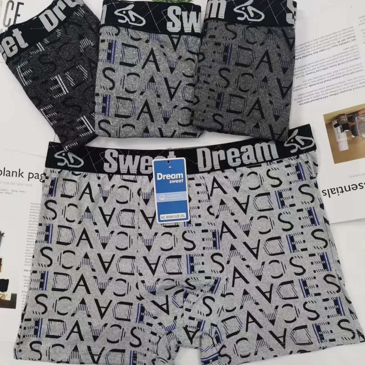 Bokserki męskie Swim Dream szare L-XXL 5 szt B3069