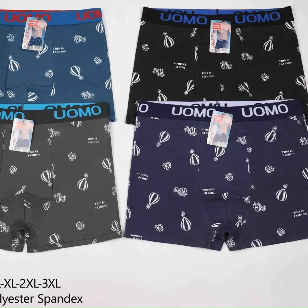 Bokserki męskie UOMO P112 L-XL-XXL 4 szt