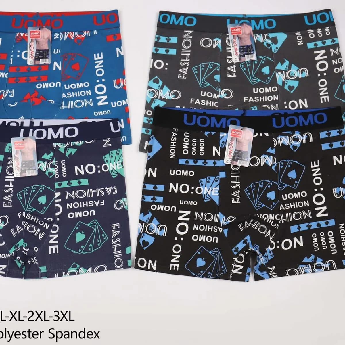 Bokserki męskie P124 32-40 XL-XXL-XXXL