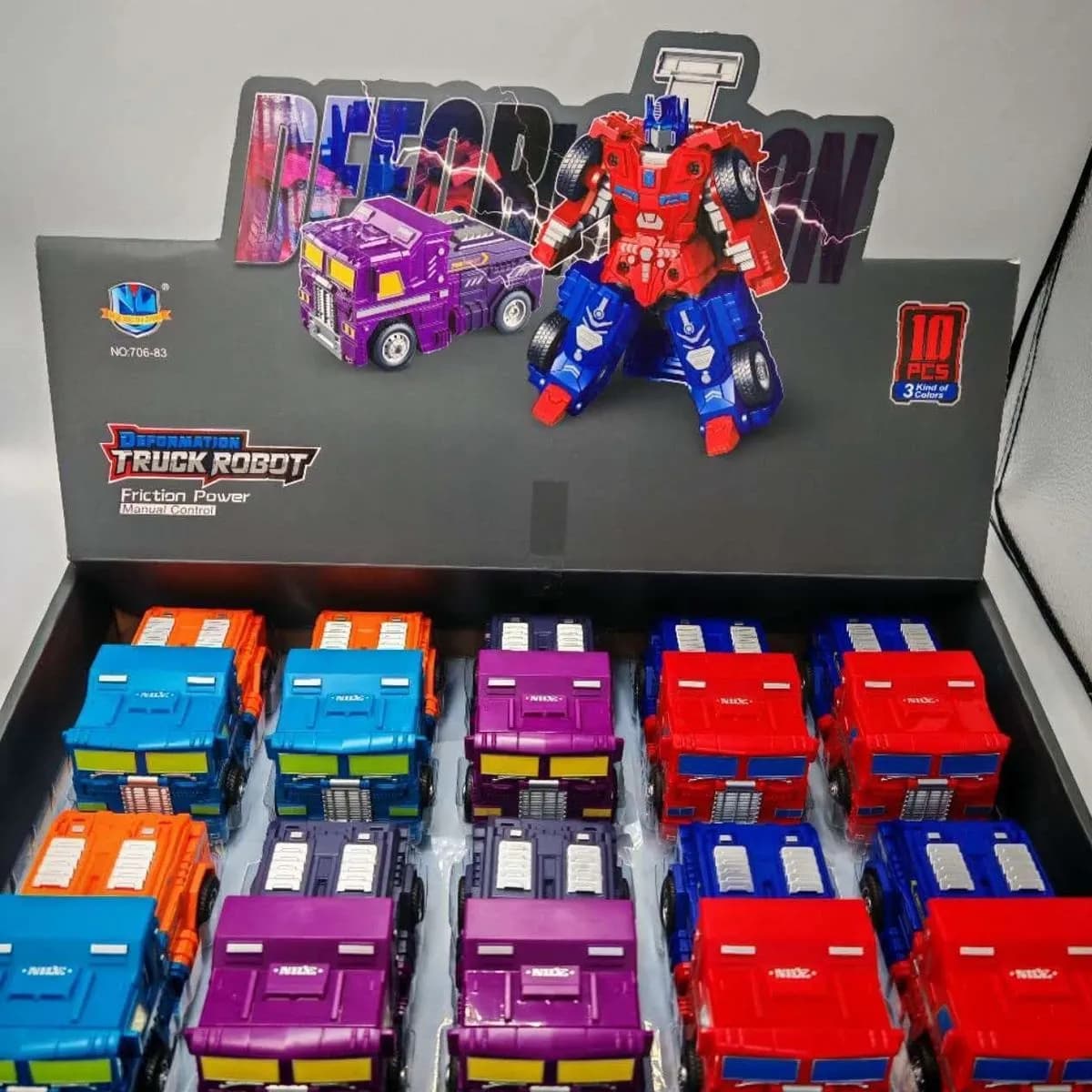 Zabawki Samochod Deformation Truck Robot