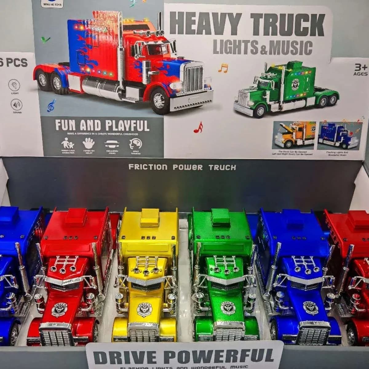 Zabawki Heavy Truck Light Music